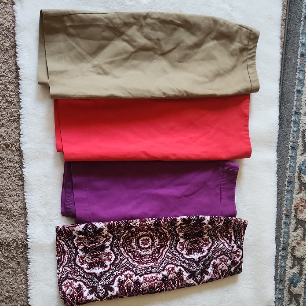 Set Of 4 Pencil Skirts Sizes 2_4_6